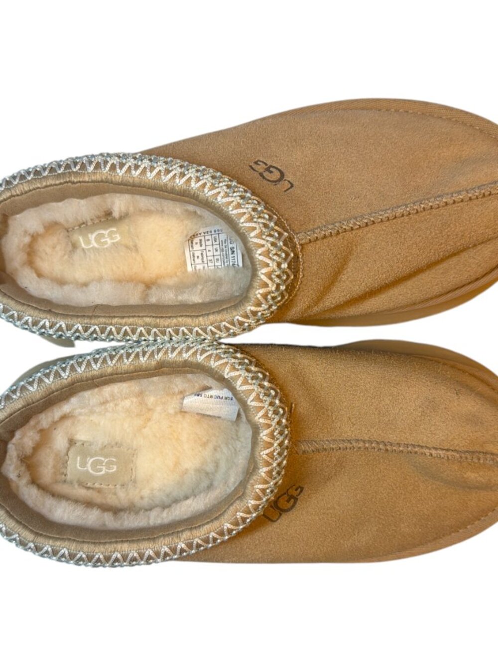 UGG Size 6 Tazz II Sand Suede Platform Slipper Clogs Tasman Womens NWOB - Picture 2 of 4